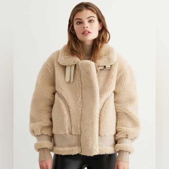 Dynamite Sherpa aviator jacket - Picture 4 of 5